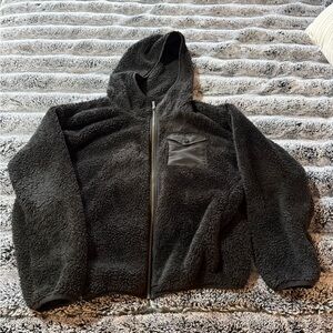 UGG Charcoal Teddy Jacket with Hood